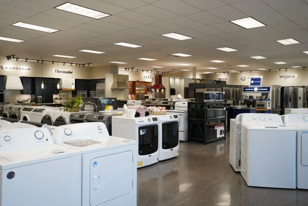 Appliance store displays